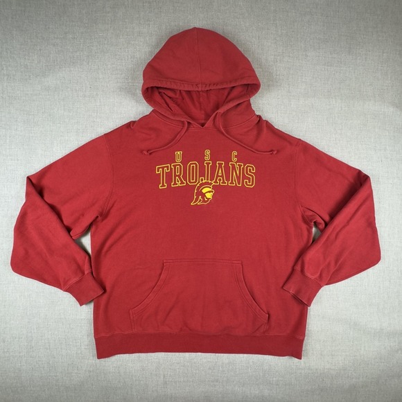 Colosseum Athletics Other - USC Trojans Hoodie Mens Red NCAA College Football Pullover Fleece Sweatshirt